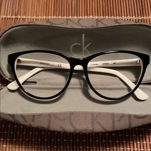 Calvin Klein cat eye glasses